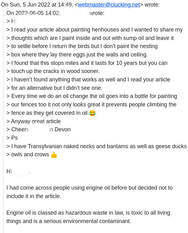 The laws and regulations of chicken and poultry keeping. Cluckin